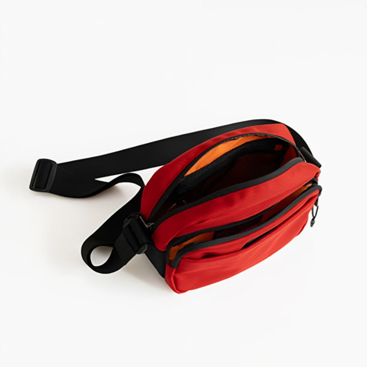 CROSSBODYBAG|レッドファッション ナイロン製